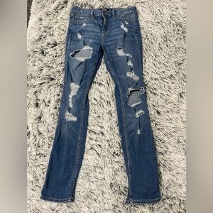 Hollister Distressed High Rise Jeans